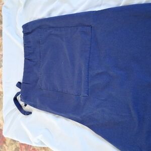 Navy blue scrub pants, Crest size Large, like new